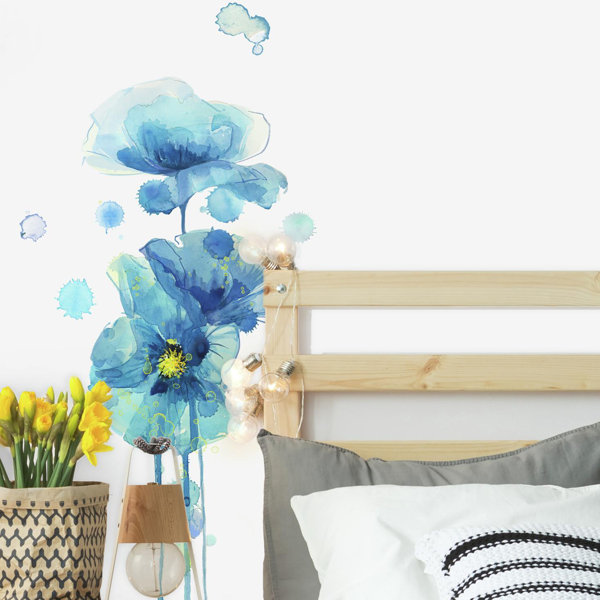 Ebern Designs Poppies Wall Decal & Reviews Wayfair